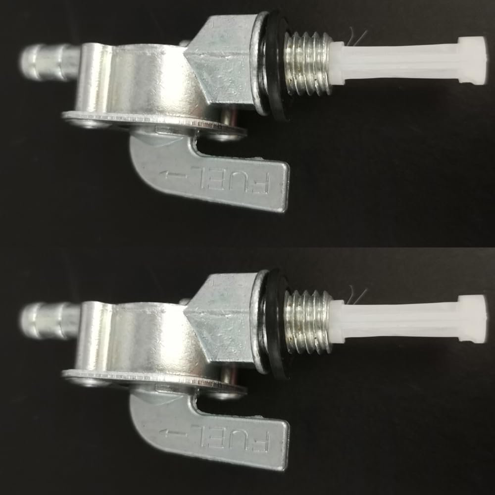 Zzrsdan 2Pcs 2 Stroke 80Cc Gas Motor 10 * 1Mm Fuel Tank Switch Valve  Frame Petcock Bicycle -Like New