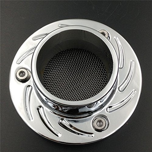 Xkmt-Exhaust Tip Muffler Power Compatible With Artic Cat Dvx400 Kawasaki Kfx400 Suzuki Lt-Z400 Chromed [B00Ywcakwu]