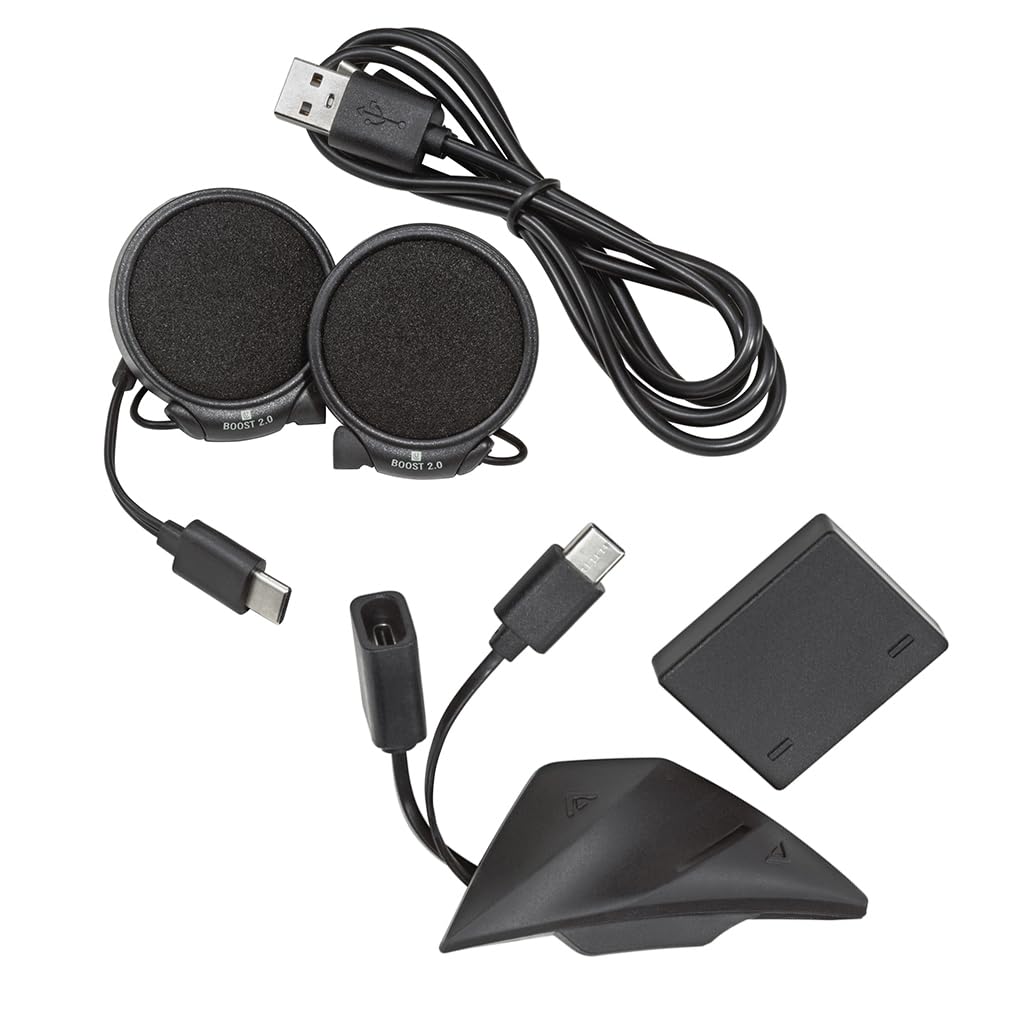 ScorpionEXO EXO-COM Bluetooth Communicator Kit - Fits AT960, T520 & GT930, One Size, Black, Plastic, Model COM-338104