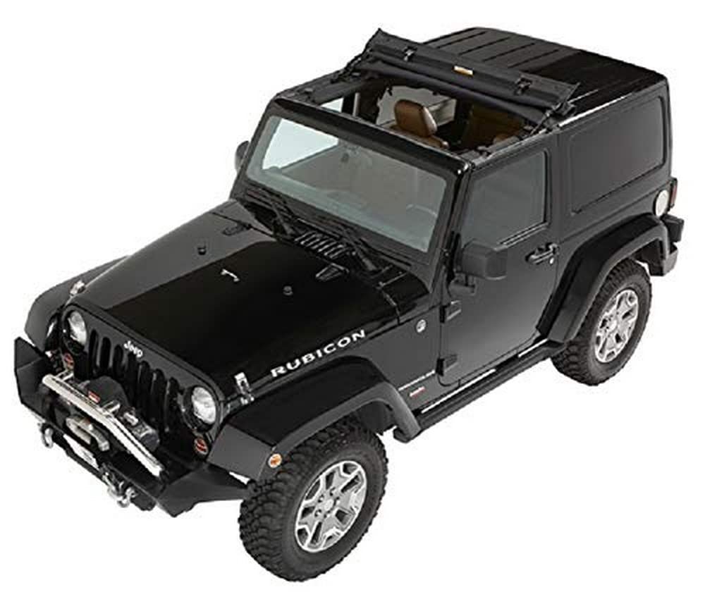 Bestop 52453-17 Black Twill Sunrider For Hardtop For 2007-2018 2-Door And Unlimited