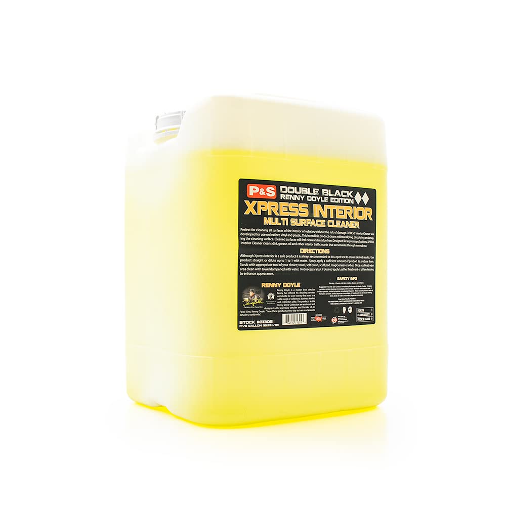 P & S Professional Detail Products - Xpress Interior Cleaner, All-In-One Solution Safely Removes Traffic Marks, Dirt, Grease, Oi