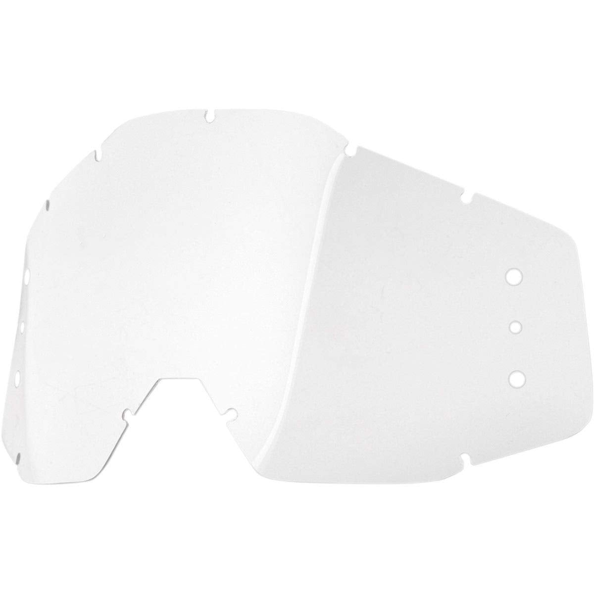 100% Speedlab (51021-010-01) Accuri/Strata Replacement Lens For Svs Clear With Holes - No Bumps, Free Size