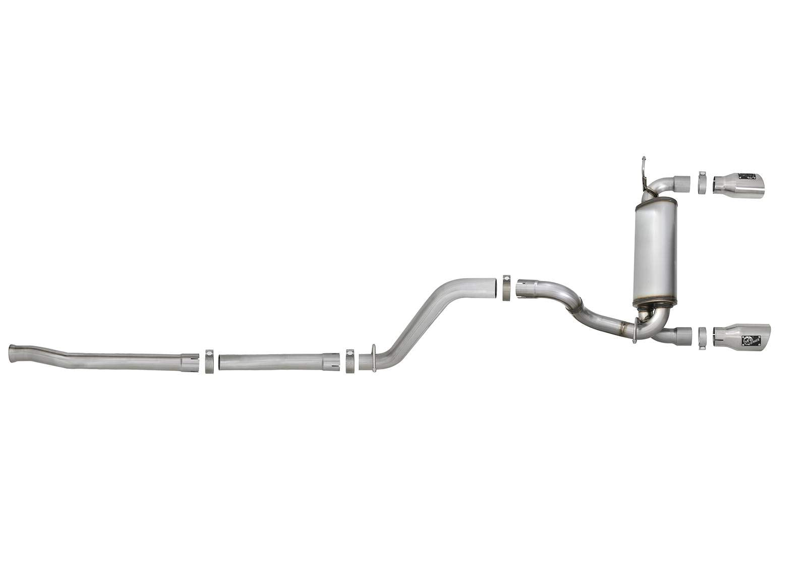 Afe Power 49-48076-P Rebel Series Performance Cat-Back Exhaust System