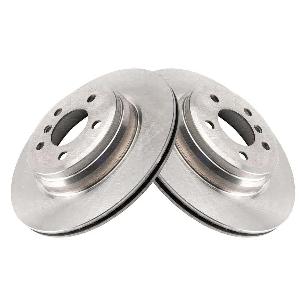 Trq Rear Disc Brake Rotor Driver & Passenger Side Lh Rh For Bmw 3 4 Series