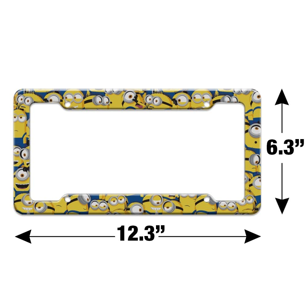 GRAPHICS & MORE Minions License Plate Frame - Multi-Color Plastic, One Size