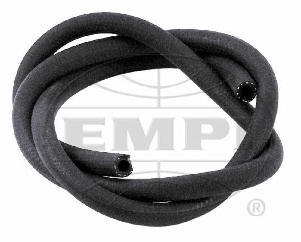 Empi 9210 Hi-Temp / Hi-Pressure Rubber Oil Hose, 5 Foot Length 1/2'' Id