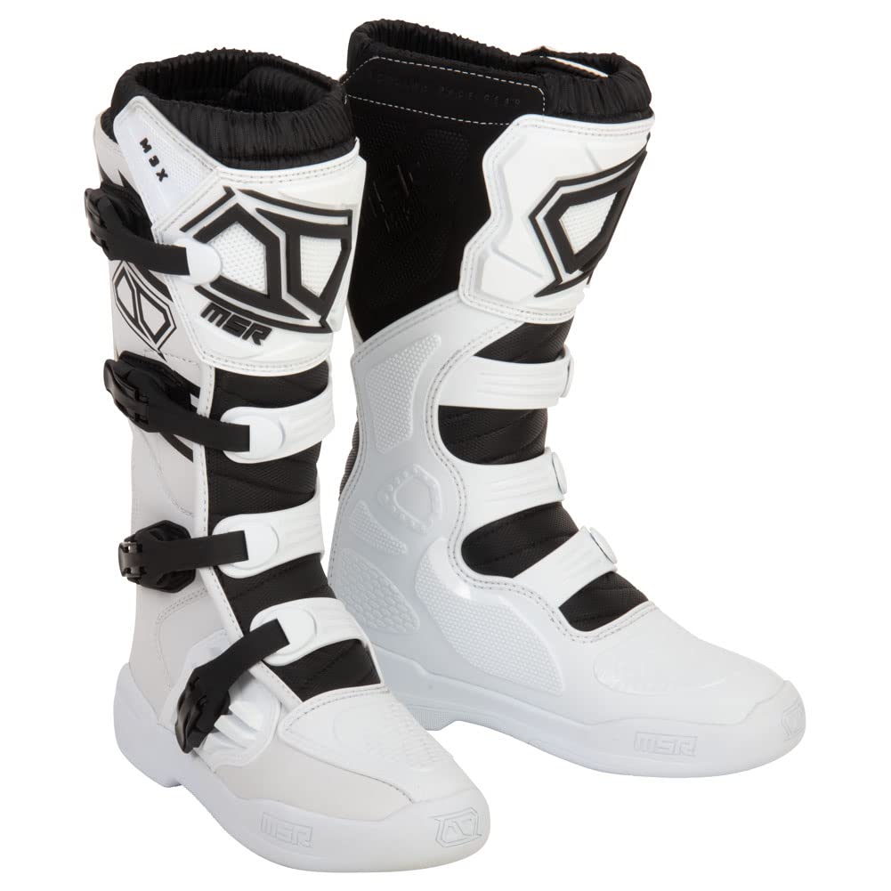 Msr M3X Motocross Boot (8, White)