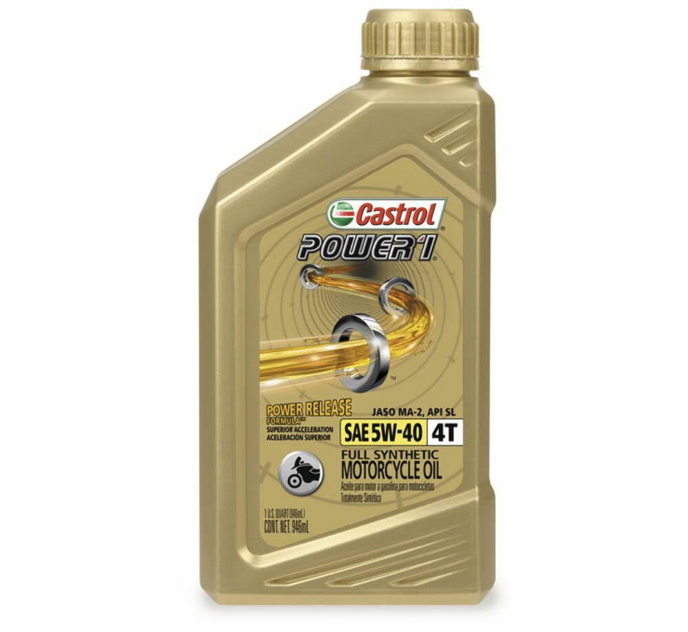 Castrol Power 1 Racing 4T Motorcycle Oil  5W401qt. 06113
