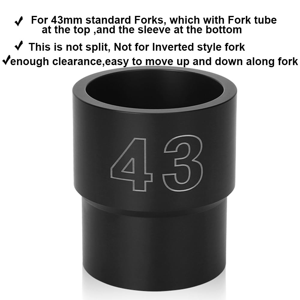 43Mm Fork Seal Driver 43Mm Fork Seal Tool For Motorcycle Conventional Fork (43Mm)