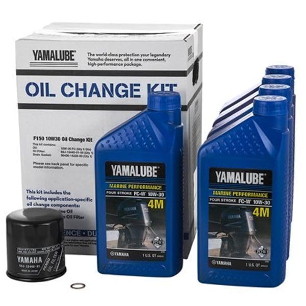 YAMAHA 2013+ F200 F200XB Oil Change Lower Unit Gear Lube Plugs Fuel Water Separator Filter Water Pump Maintenance Kit