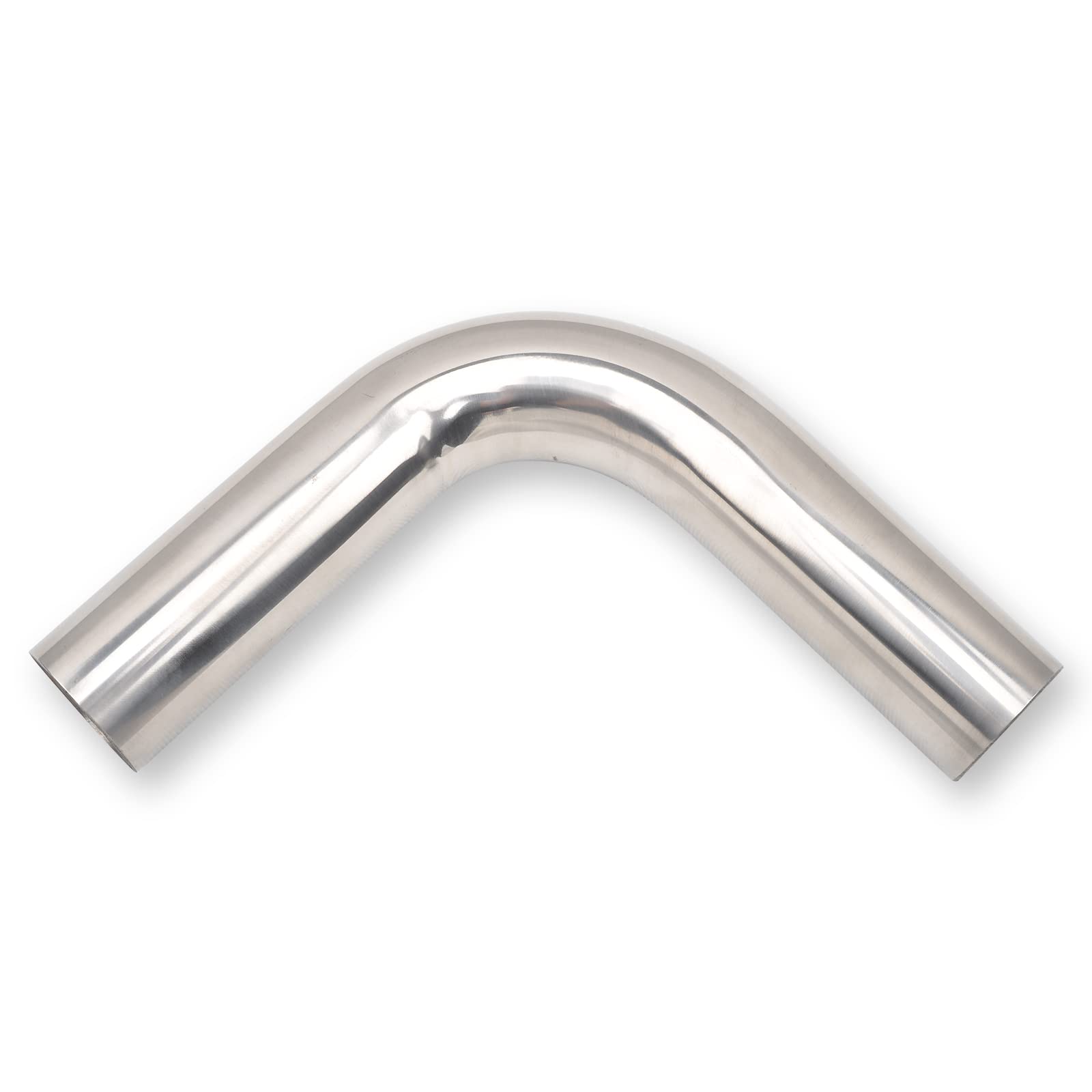 Fgjqefg 2 Inch 90 Degree Diy Custom Mandrel Exhaust Pipe Tube Pipe, T304 Stainless Steel, Universal Fit, 18.1 Inch End To End Length, 2'' Od Mandrel Bend Pipe