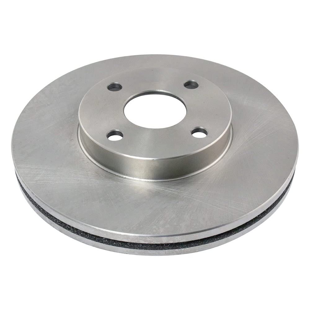 Trq Front Brake Rotors Set Vented Compatible With 1999-2003 Mazda Protege
