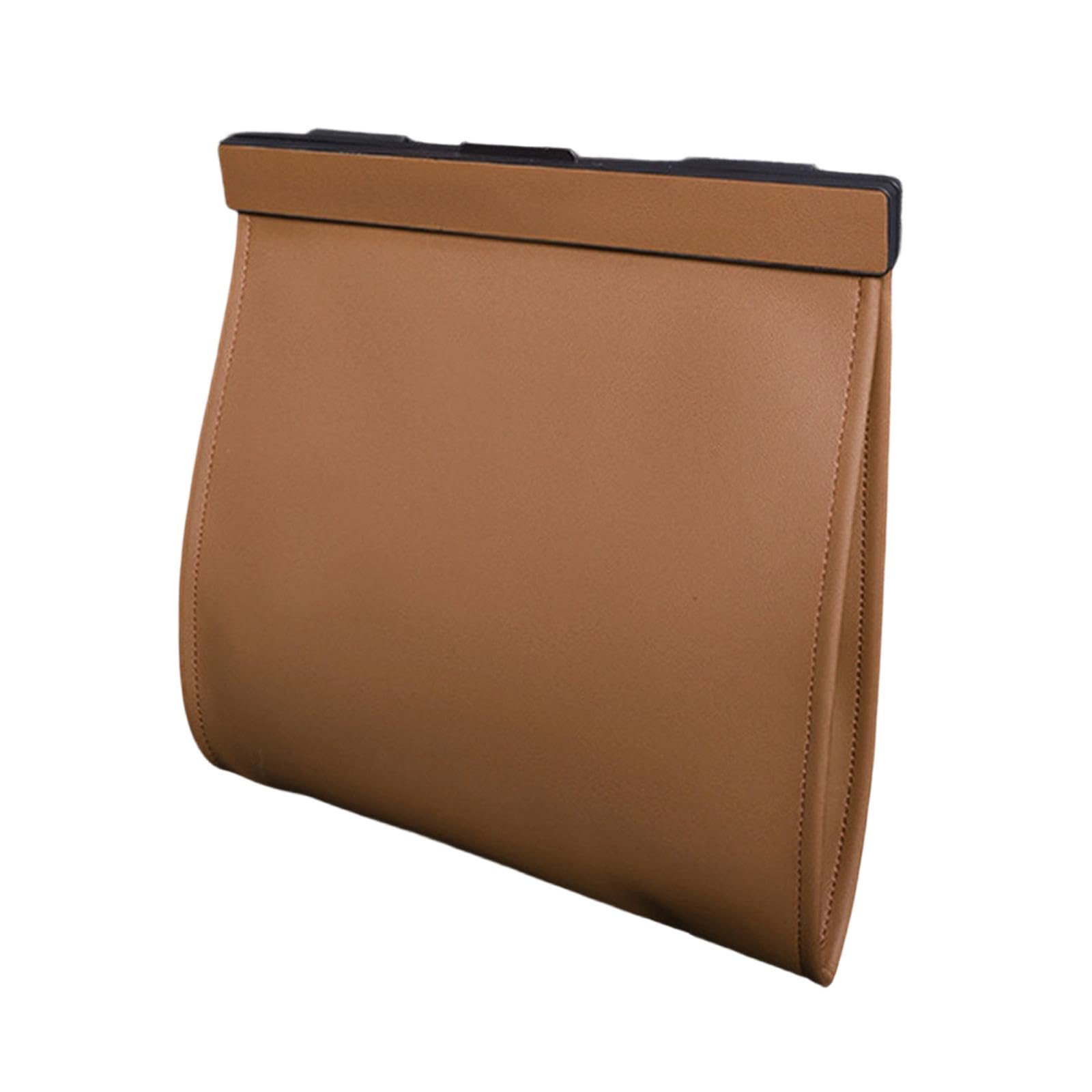 TRENDIVIBE Car Trash Bag Outdoor Multifunctional Travel Magnetic Lid Portable Organizer Brown