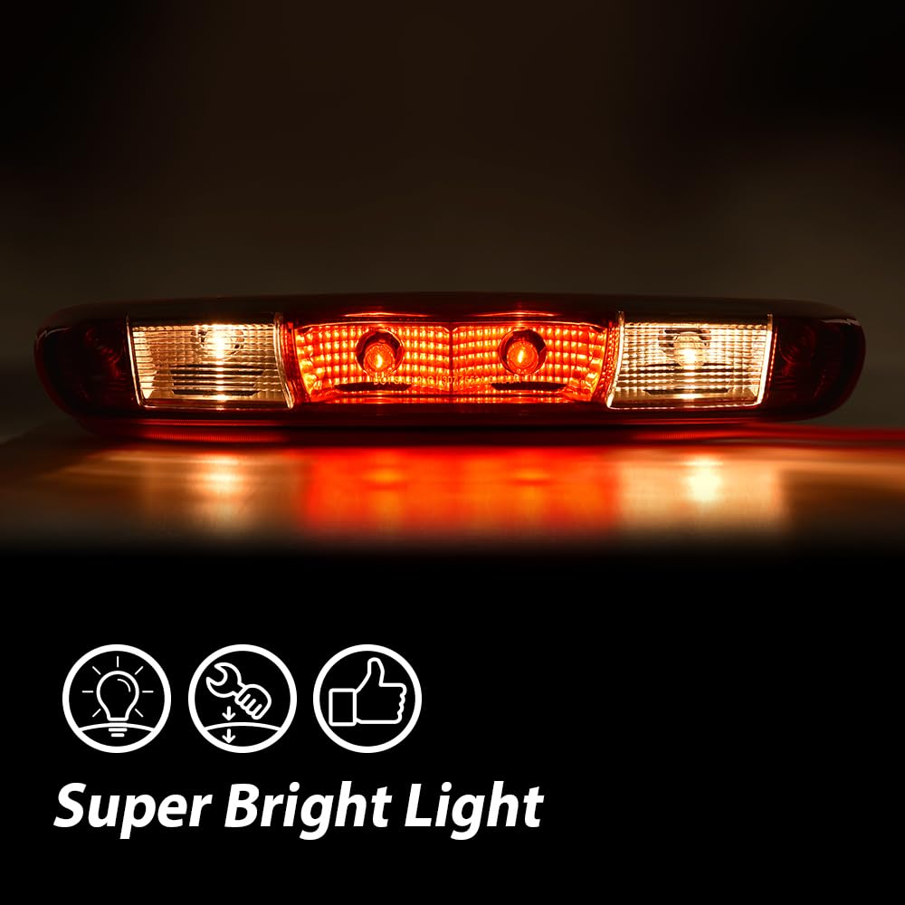 Cheda 3Rd Third Brake Light Cargo Lamp High Mount Stop Light Compatible With Chevy Silverado Gmc Sierra 1500 2008-2013/Fit Chevy
