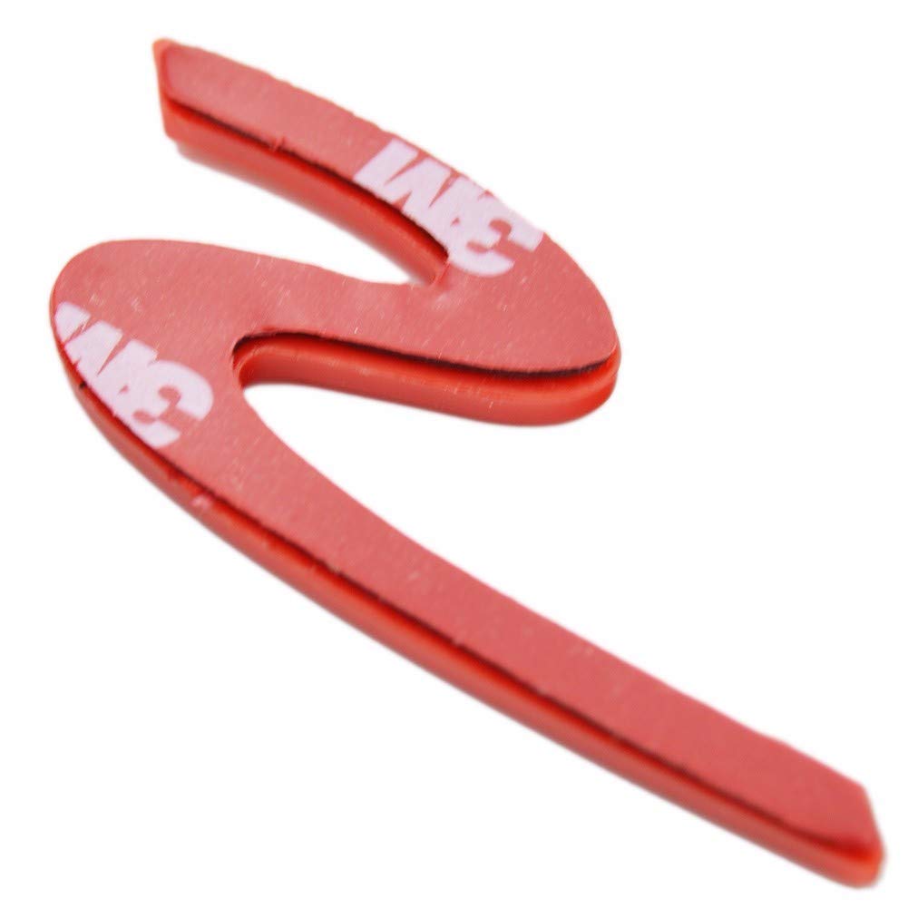 Zorratin Red ABS Plastic Rear Trunk Emblem Badge for Porsche 911 991 992 718 Panamera Boxster Macan Cayenne Taycan (2013-2025)