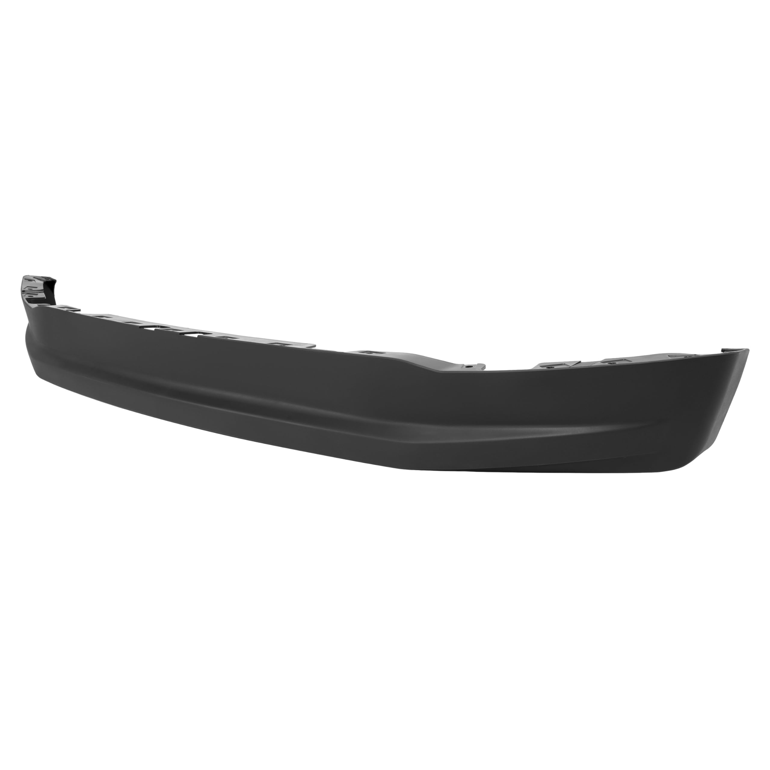 HECASA Front Bumper Valance for 2017-2019 Ford F250/F350/F450/F550, Black Plastic, Model CB-2739, Replacement Air Dam Deflector
