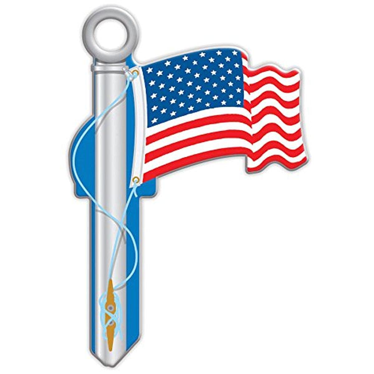 Lucky Line Key Shapes, Lollipop, House Key Blank, Kw1/11, 1 Key (B140K)