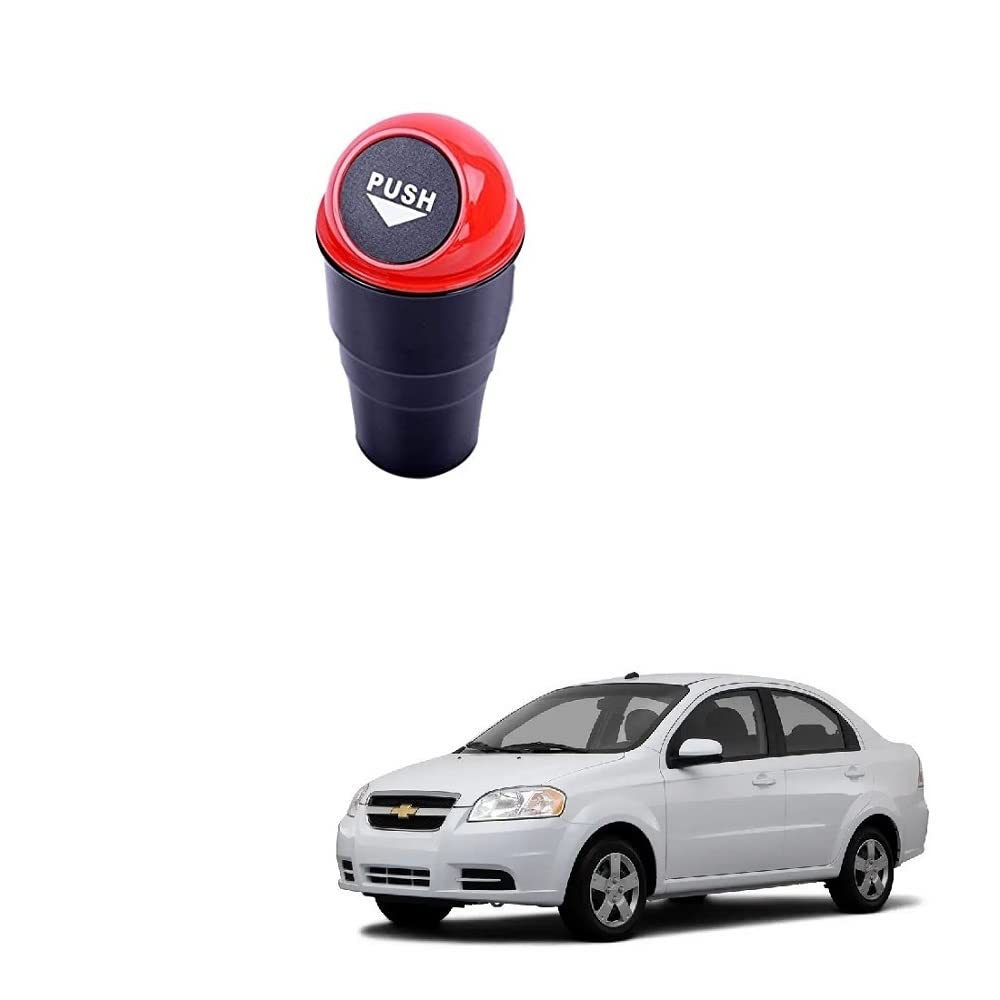 All Purpose Car Trash Bin Garbage Can Holder Dustbin [Radom Color] for Universal Item Suitable for Chevrolet Aveo