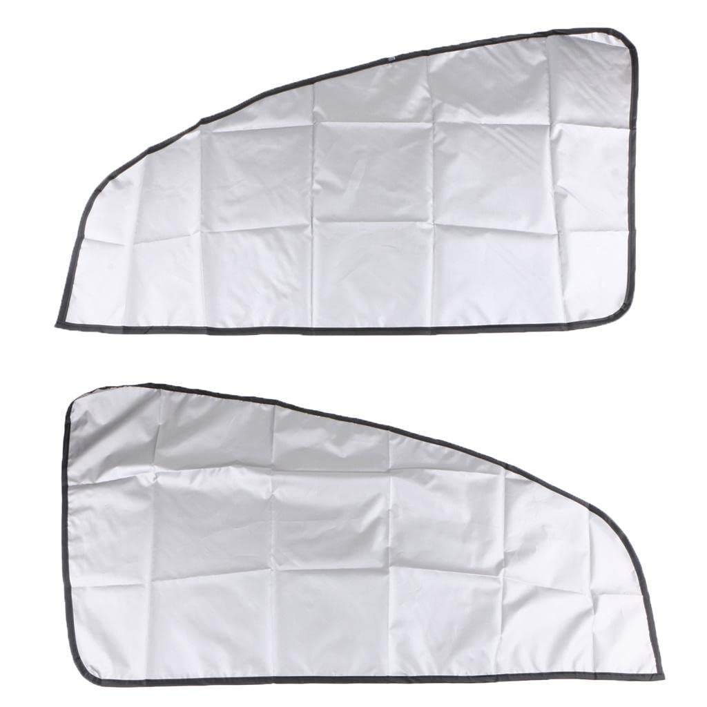 ATORSE 1 Pair Foldable Car Oblique Windows Sun Shield Windshield Protector Curtains| Collectibles