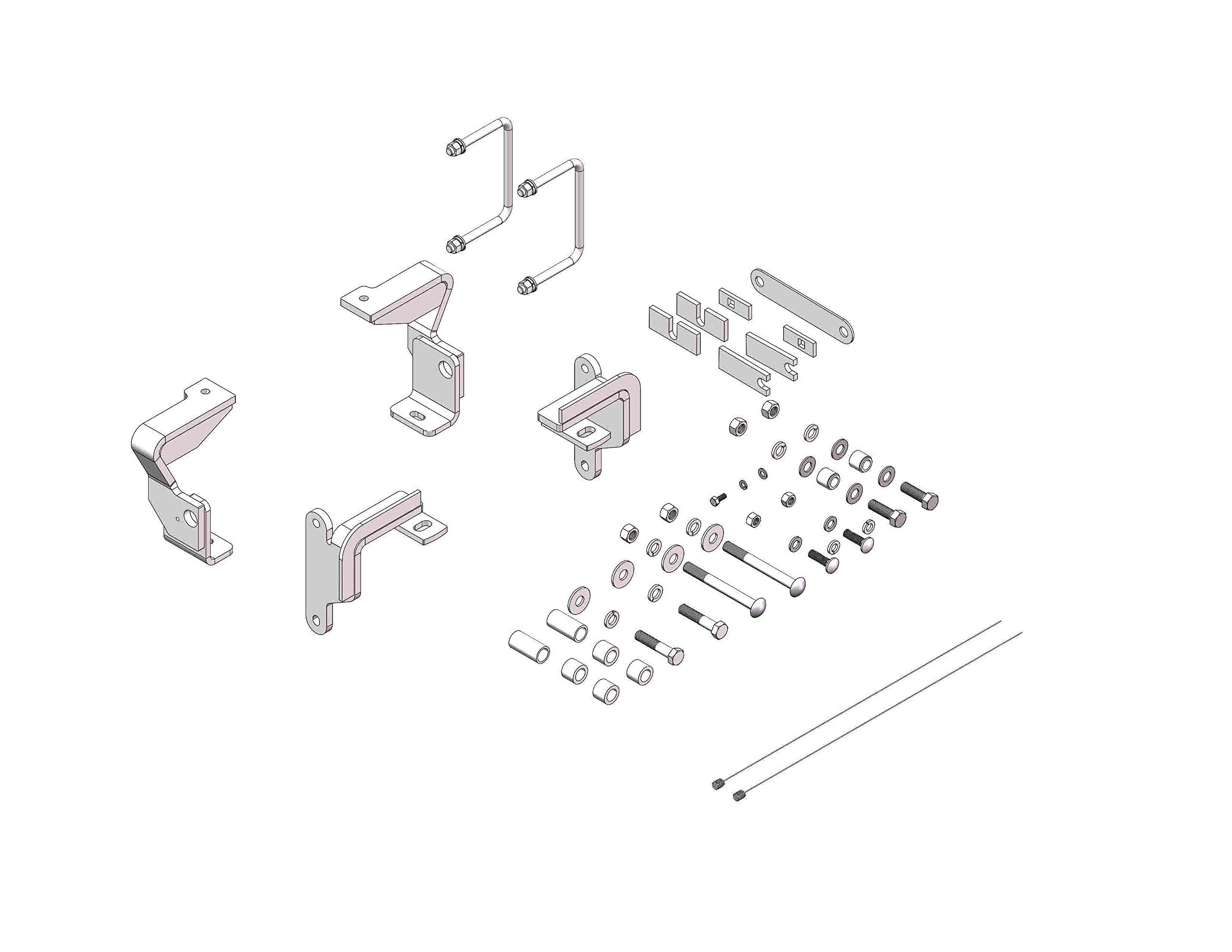 Husky Towing Products 32221 2013/14 Ram 3500 Only Brkt Kit