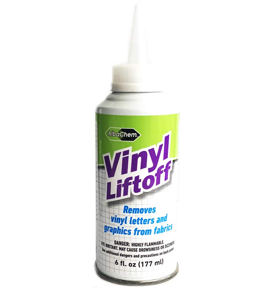 AlbaChem VLR Vinyl Lifter for Fabric  FastDrying & No Residue Vinyl Remover (6 fl oz)