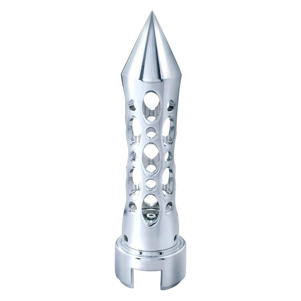 United Pacific 70609 - Manual Transmission Shift Knob - Gearshift Knob - With Adapter, Chrome ''Daytona'', Fits 13/15/18 S