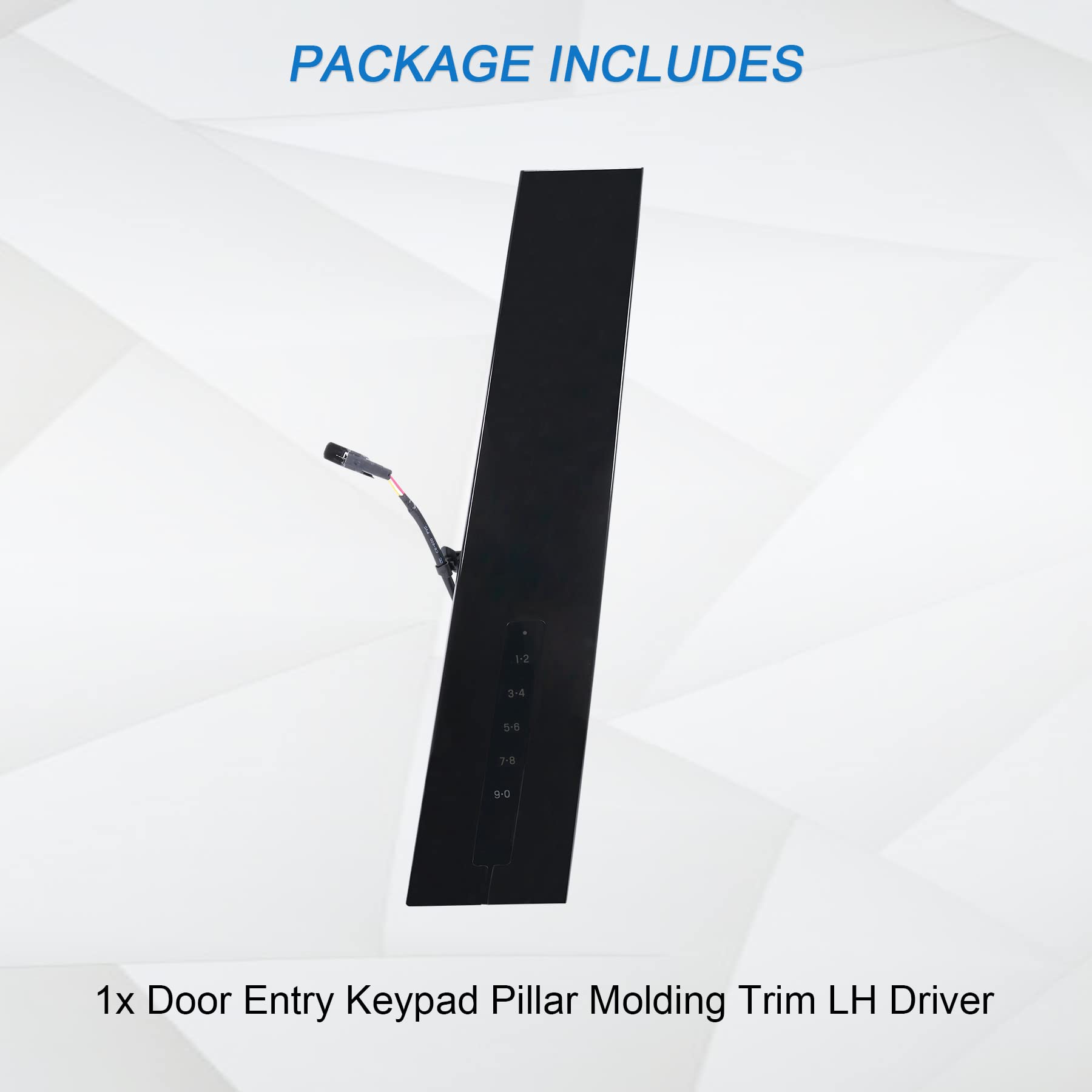 Jdmspeed New B Pillar Molding Trim With Door Entry Keypad Replacement For Ford Explorer 2011-2019 Replaces Db5Z-7820555-Ac Door