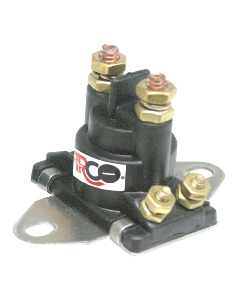 Arco Sw054 Solenoid For Mercury & Mercruiser - 12 Volt, Isolated Base, Black