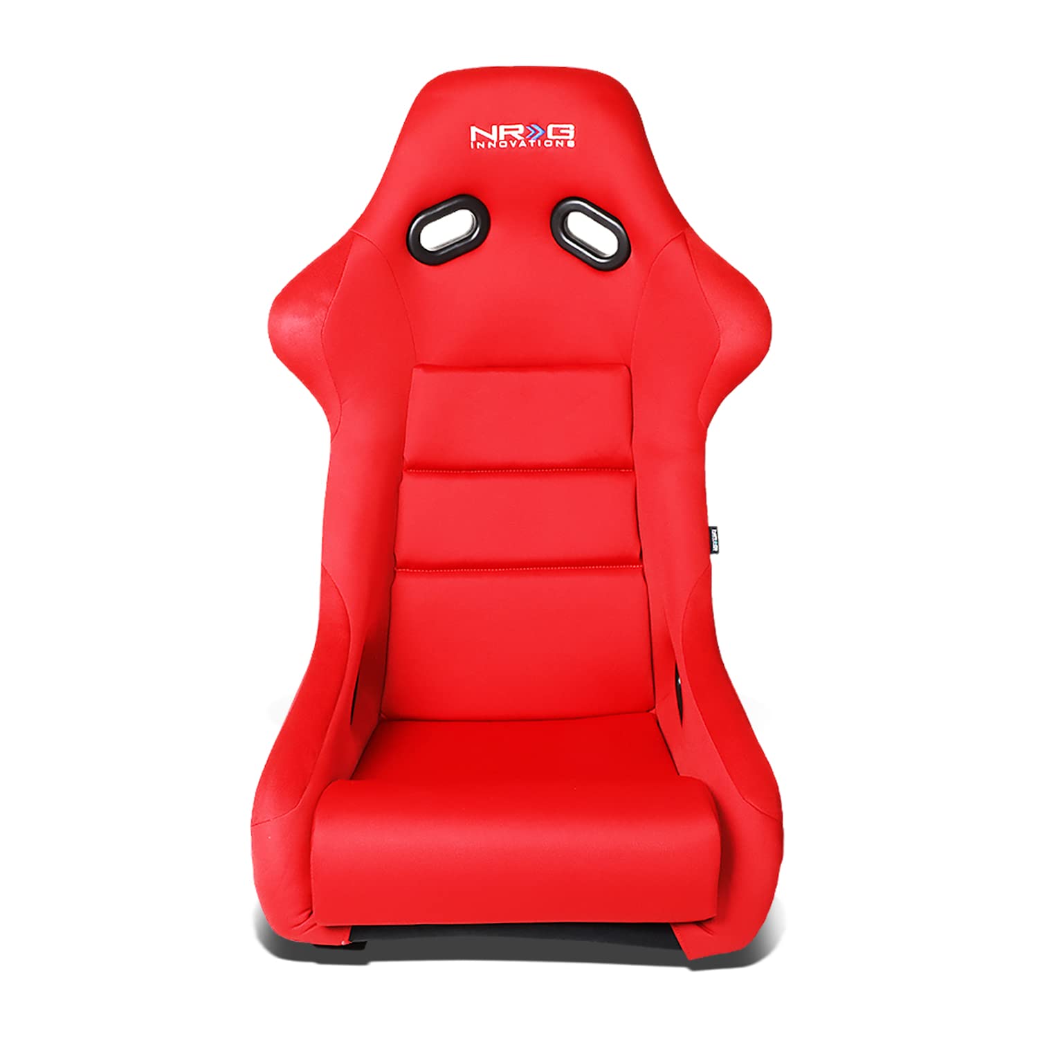 Nrg Innovations Nrg-Frp-300Rd Fiber Glass Fixed Back Bucket Racing Seat(Large),4 Pt Harness Compatibility, Red Seat Cover, 20''W