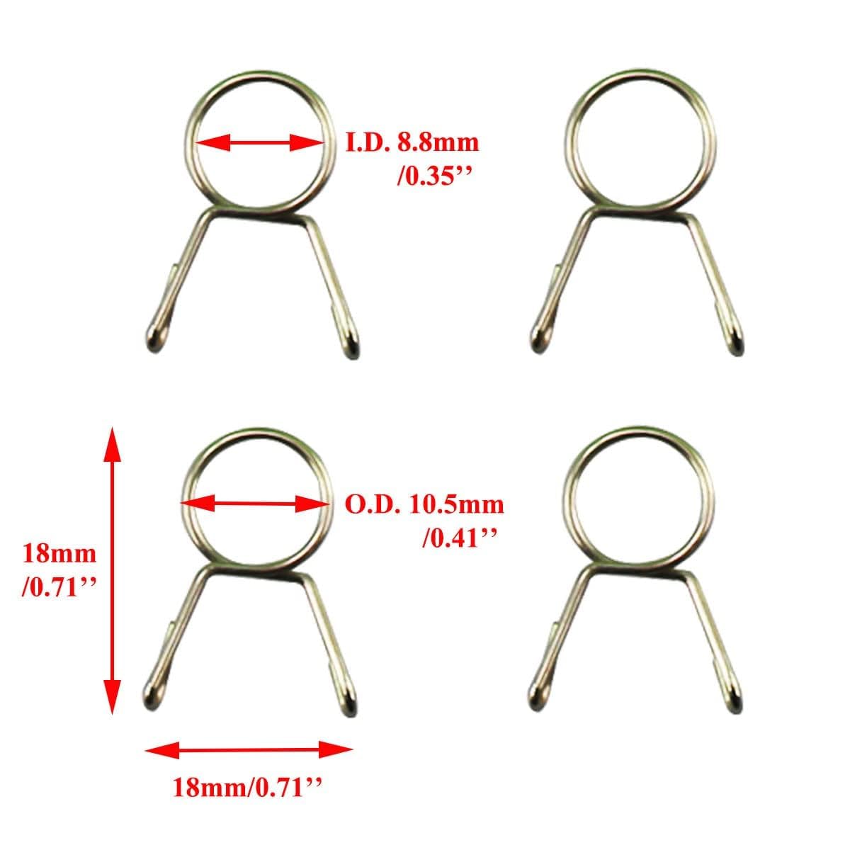 Pro Bat 0.2''(5Mm) Id Fuel Gas Line Tube Oil Gas Line Petrol Hose Tube For Atv Dirt Bike Go Kart Moped Pocket Bike Most Of Chine
