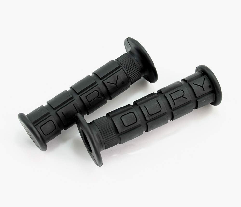 Oury Motorcycle Grip OSCROG10, Black Rubber Road/Street Grip for Enhanced Control