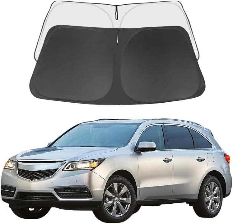 KRLZ Car Window Sun Shade Front Windshield Custom Fit Compatible Sunshade Cover Window Sun Visor Protector