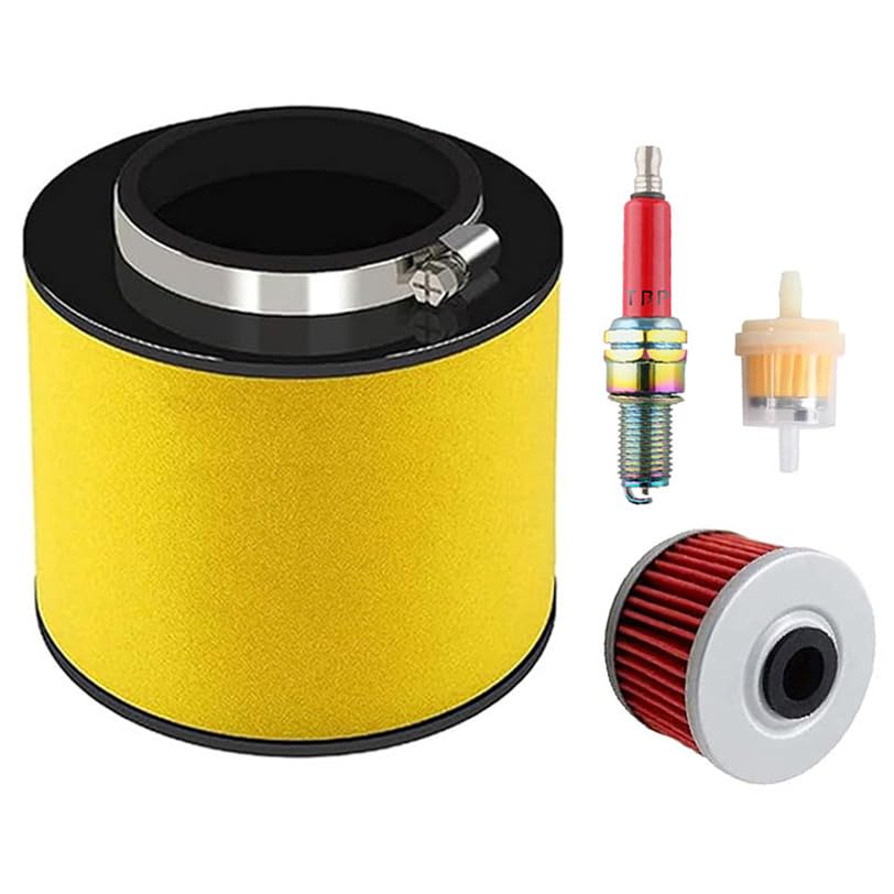 Aniro Moto Air Oil Filter Tune Up Kit for Honda ATV Recon TRX250 1997-2024 with Spark Plug
