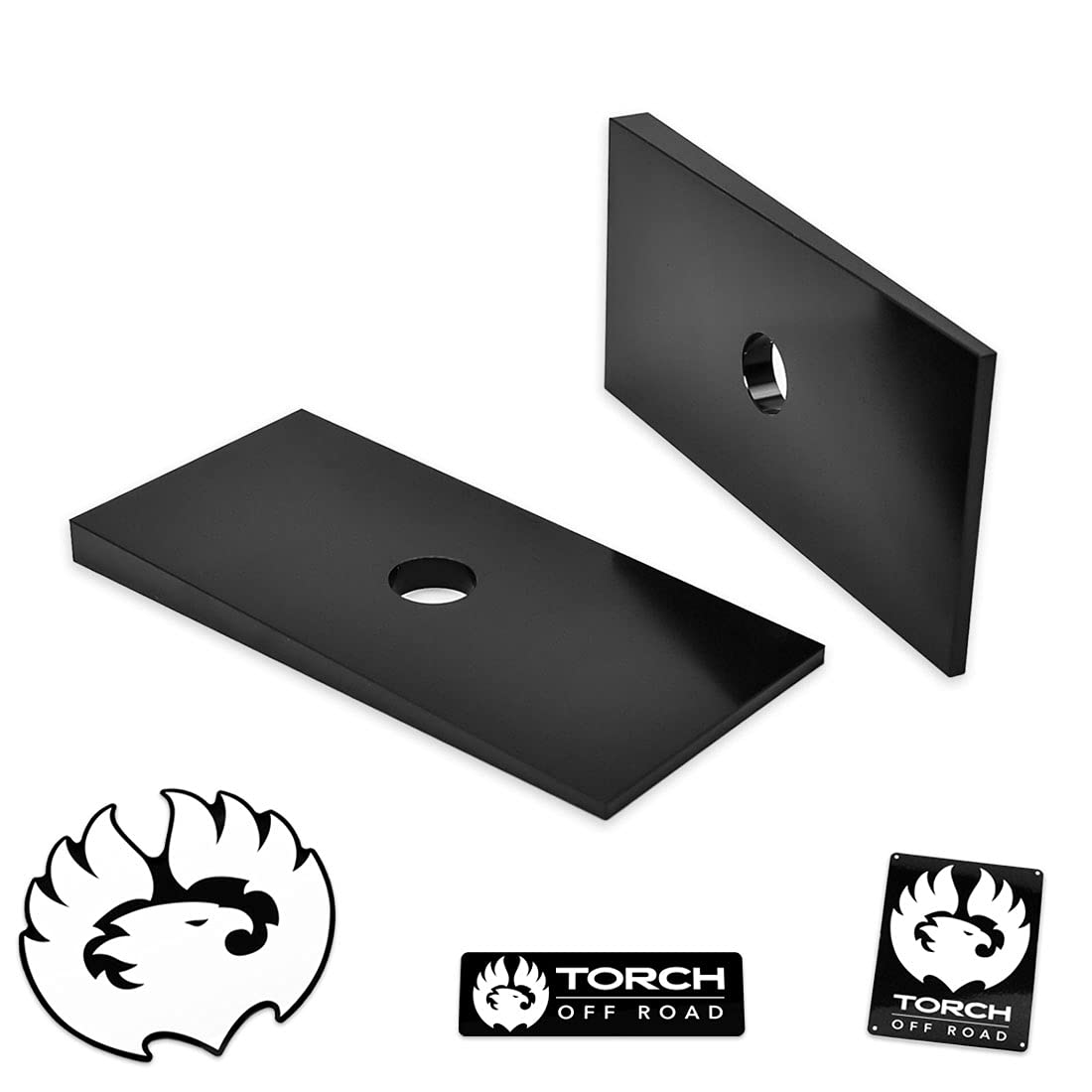 Torch 2.5 Degree Universal Axle Shims For Leaf Springs And Lift Blocks