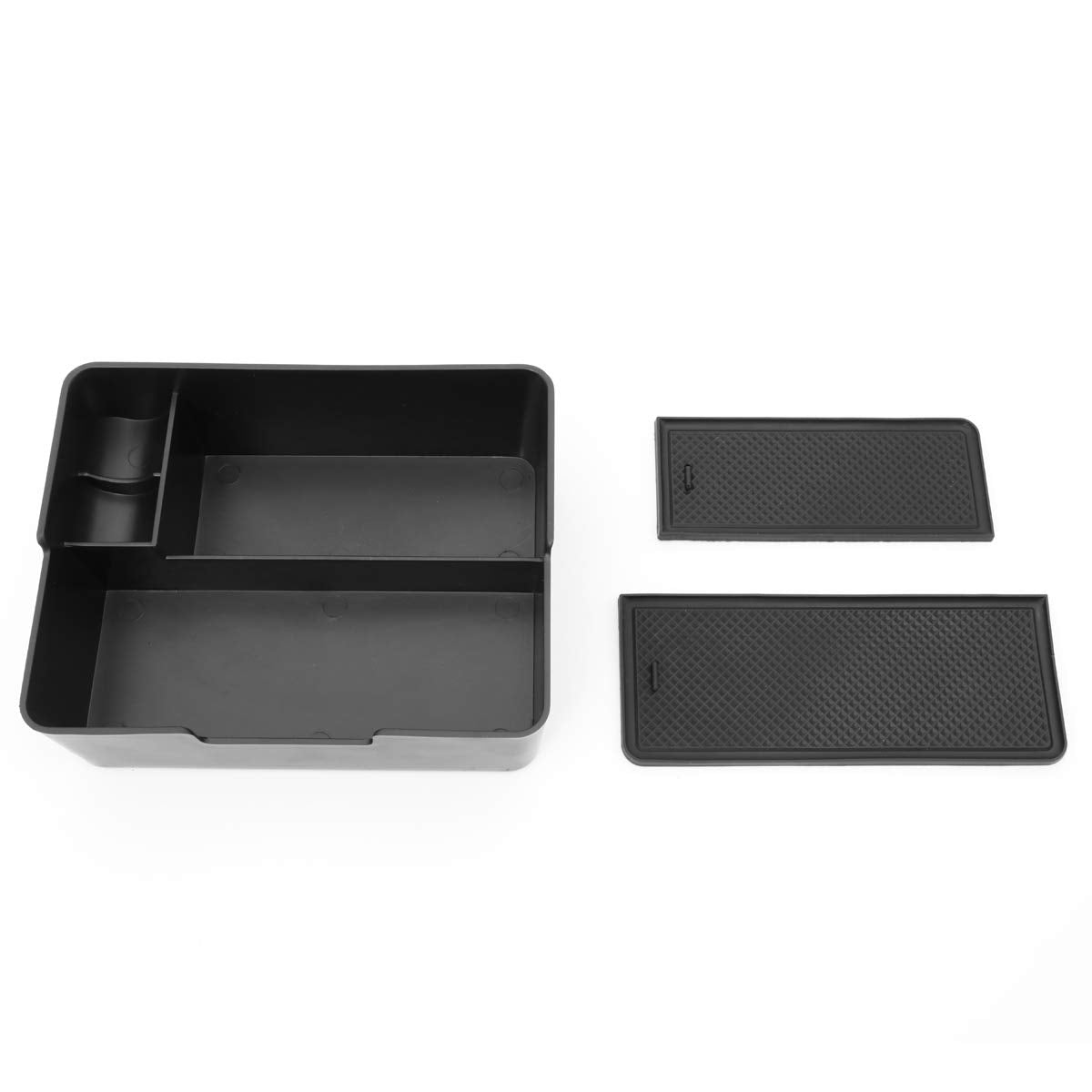 Dna Motoring Center Console Organizer Tray Compatible With 17-19 Tesla Model 3, Armrest Storage Box, Ztl-Y-0070