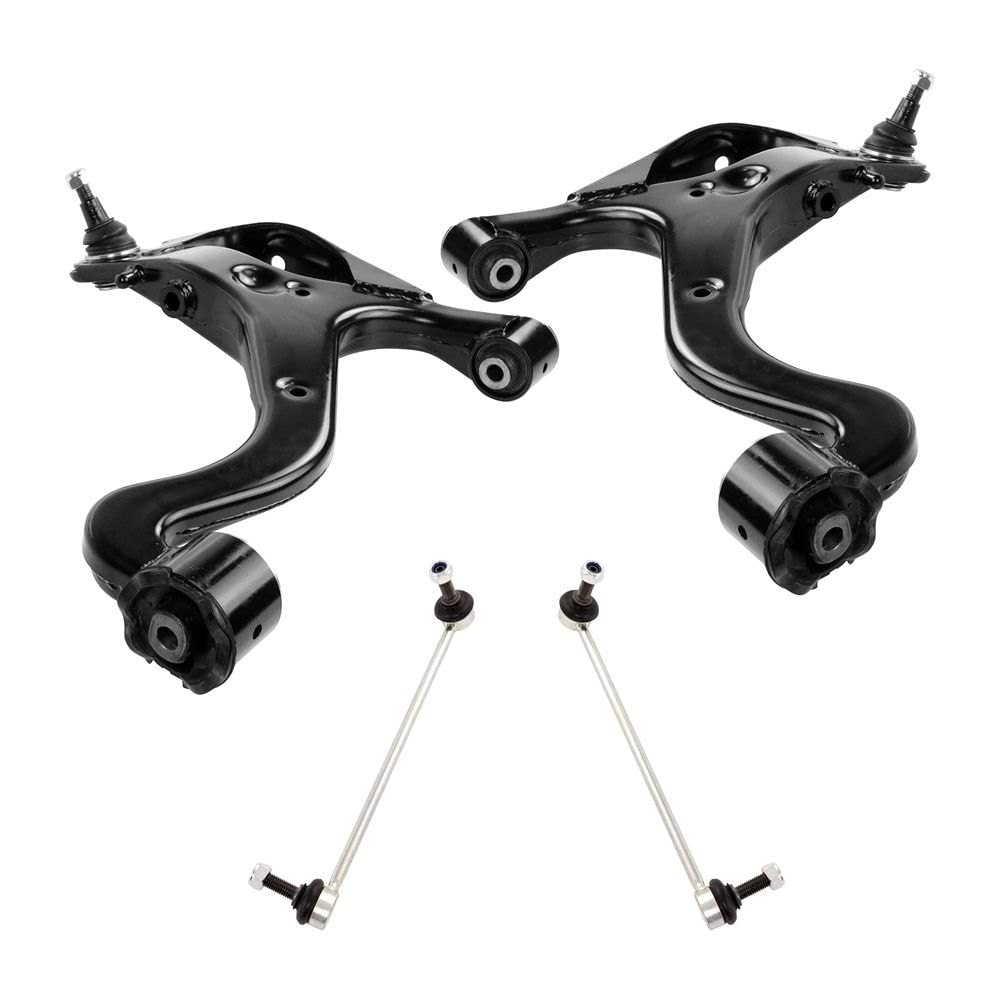 Trq Front Suspension Kit Control Arm With Ball Joint Sway Bar Stabilizer Link Compatible With 2006-2013 Land Rover Range Rover S