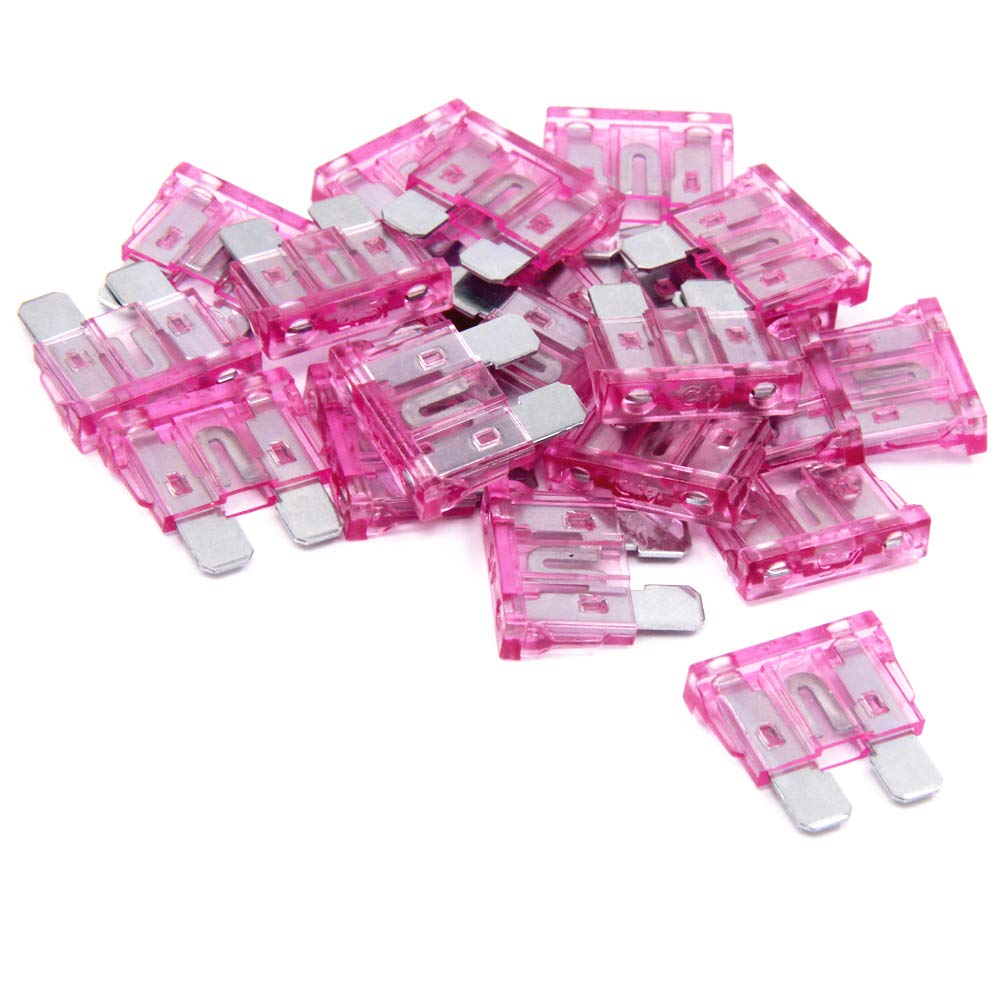 (20 Pcs) 4 Amp Standard Blade Fuse, 4A Automotive Fuse For Car Truck