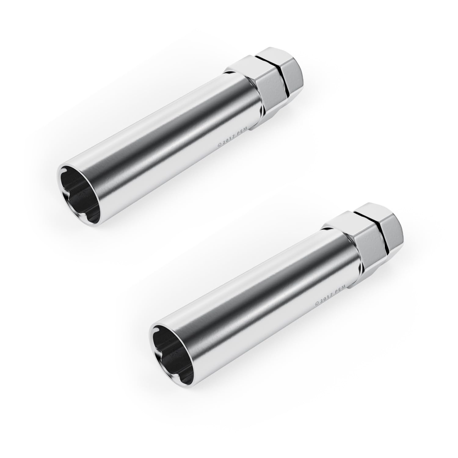 StanceMagic 2pcs Large 6 Point Spline Drive Tuner Replacement Socket Key Tool for for Six Spline Truck SUV Wheel Lock Lug Nuts -