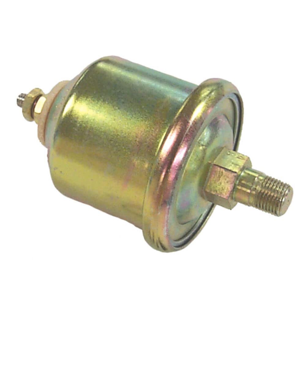 Sierra International Op24301 100 Psi Marine Oil Pressure Sender With Npt Thread Terminal Type 10-32 Stud, Size 46395 White