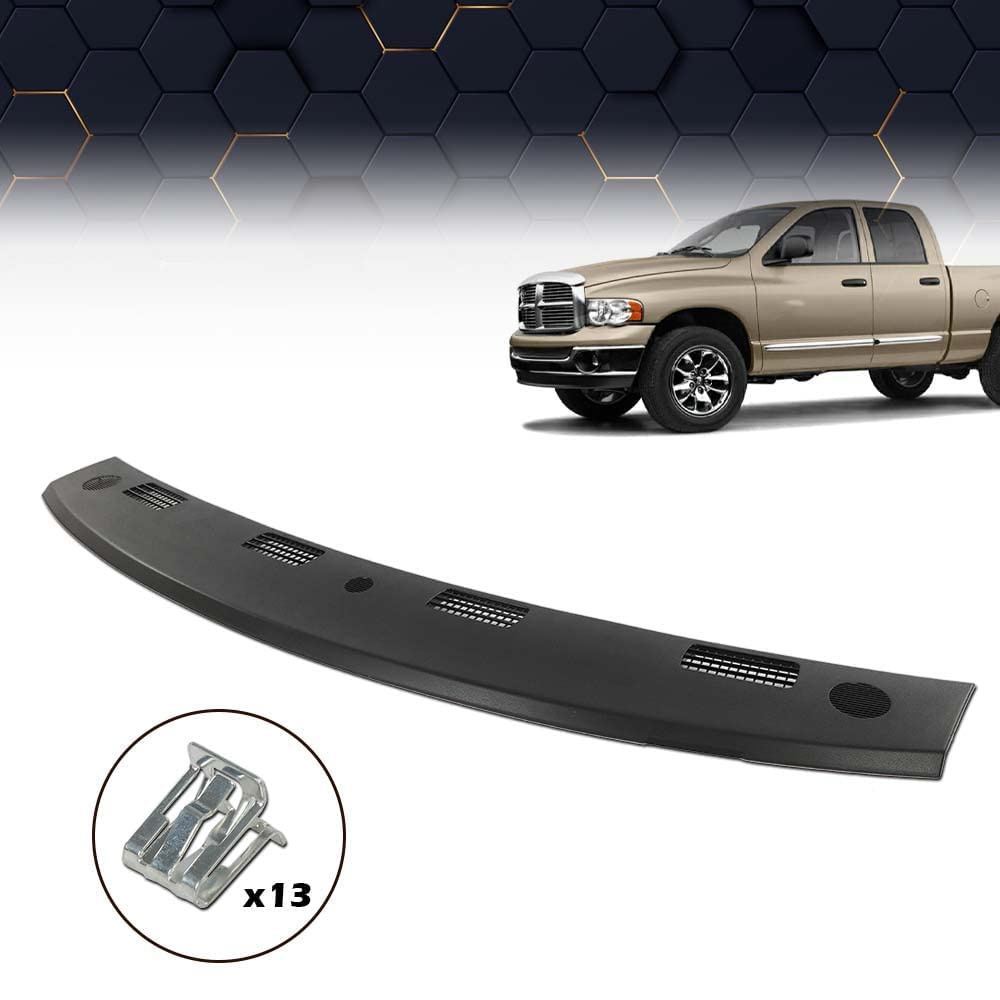 PIT66 Truck Dashboard Panel for Dodge RAM 1500/2500/3500 (2002-2005) - Black ABS Plastic