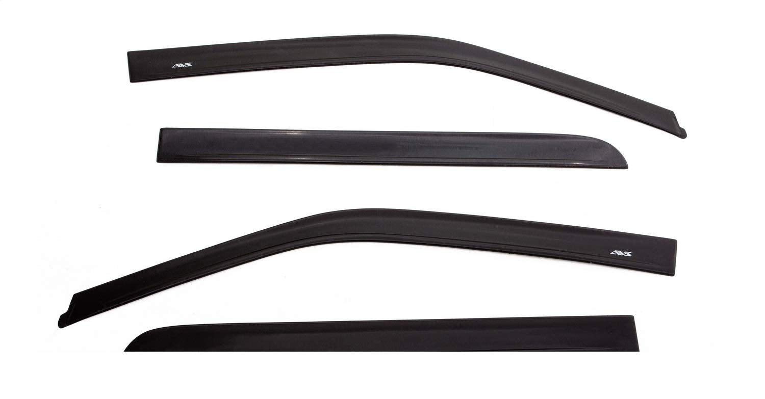 Auto Ventshade [Avs] In-Channel Ventvisor/Window Deflectors | Fits 2021-2024 Jeep Grand Cherokee L, 4 Pcs. | Smoke - 194335
