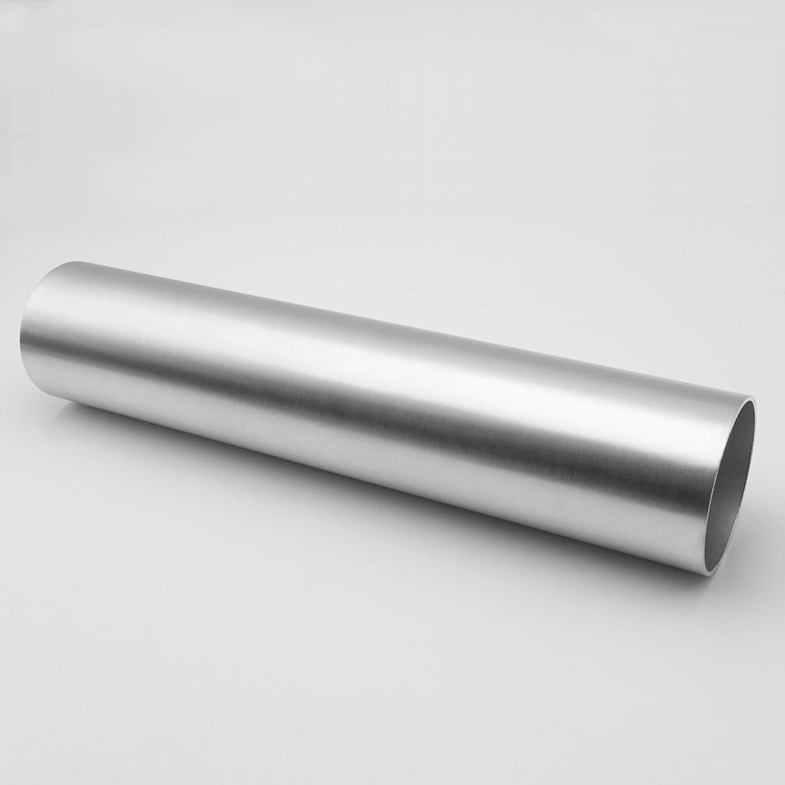 Ac Performance 2.75'' (70Mm) Od Straight Aluminum Intercooler Pipe Air Intake Tube, Brushed Finish