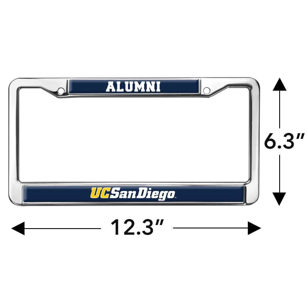 GRAPHICS & MORE UC San Diego Alumni Metal License Plate Frame - Full Size, One Size, UC San Diego Color