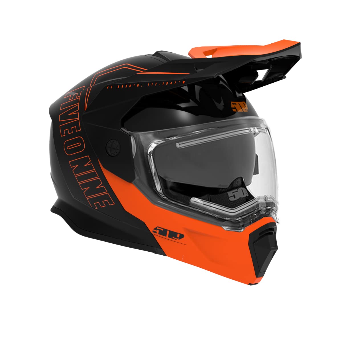 509 Delta R4 Ignite Helmet (Gloss Orange - Small)