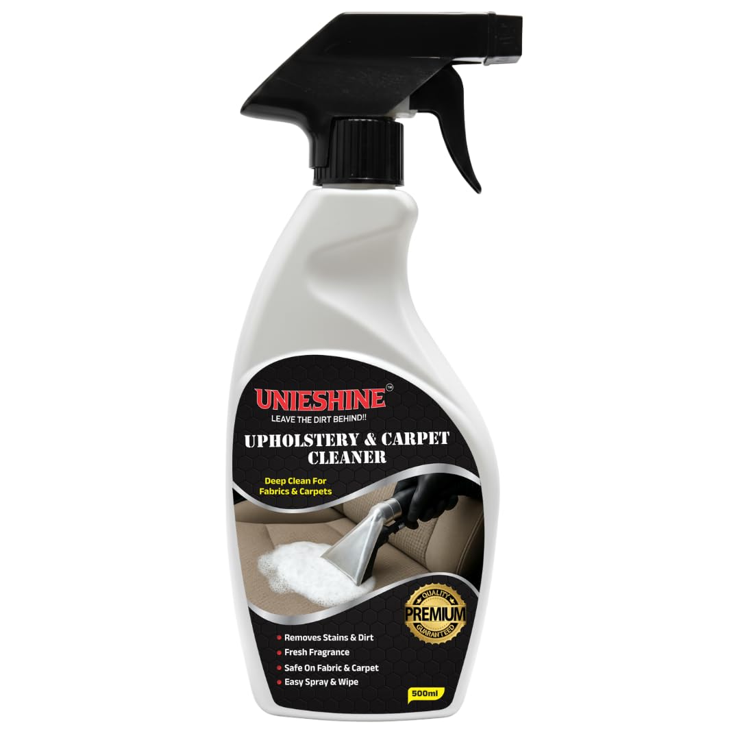 Unieshine Concentrated Upholstery & Carpet Cleaner | Car Interior, Sofa, Carpet & Roof Cleaner | Deep Stain Removal, Fresh Fragr