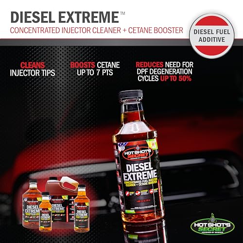 Hot Shot's Secret Diesel Extreme Clean and Boost - 16 fl. oz. - Amber - Model P040416Z
