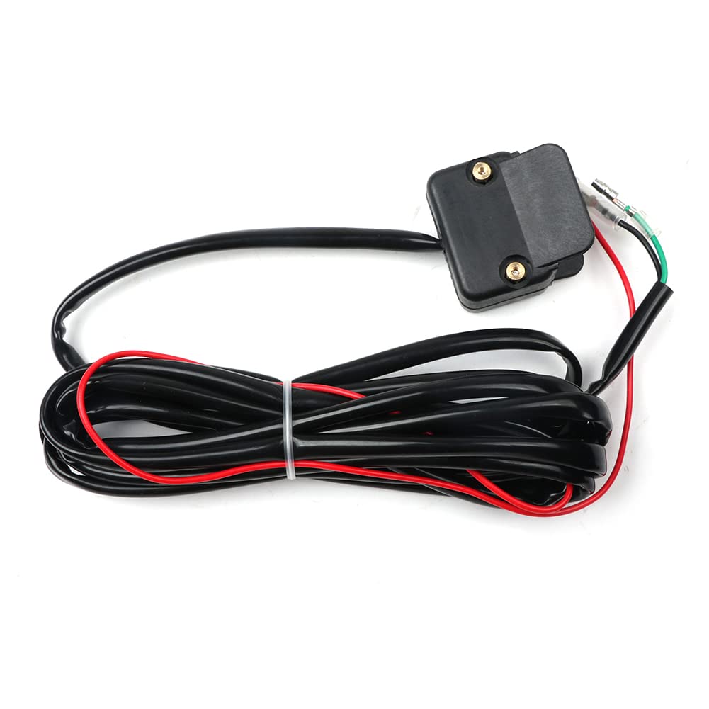 CORINTH Heavy Duty Handlebar Control Winch Rocker Switch for ATV/UTV - Black, Plastic, Model 644747625661