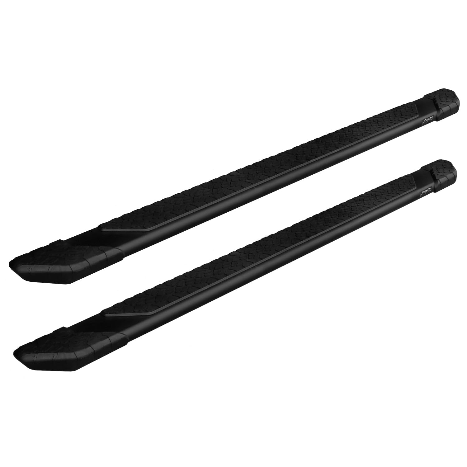 Raptor Series Running Boards Steps 5In Treadsteps Black Aluminum For Extended/Double Cab 07-18 Silverado/Sierra 1500 07-19 2500/3500