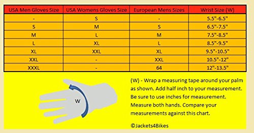 Jackets 4 Bikes Men'S Motorcycle Tactical Premium Goat Leather & Airmesh Biker Gloves