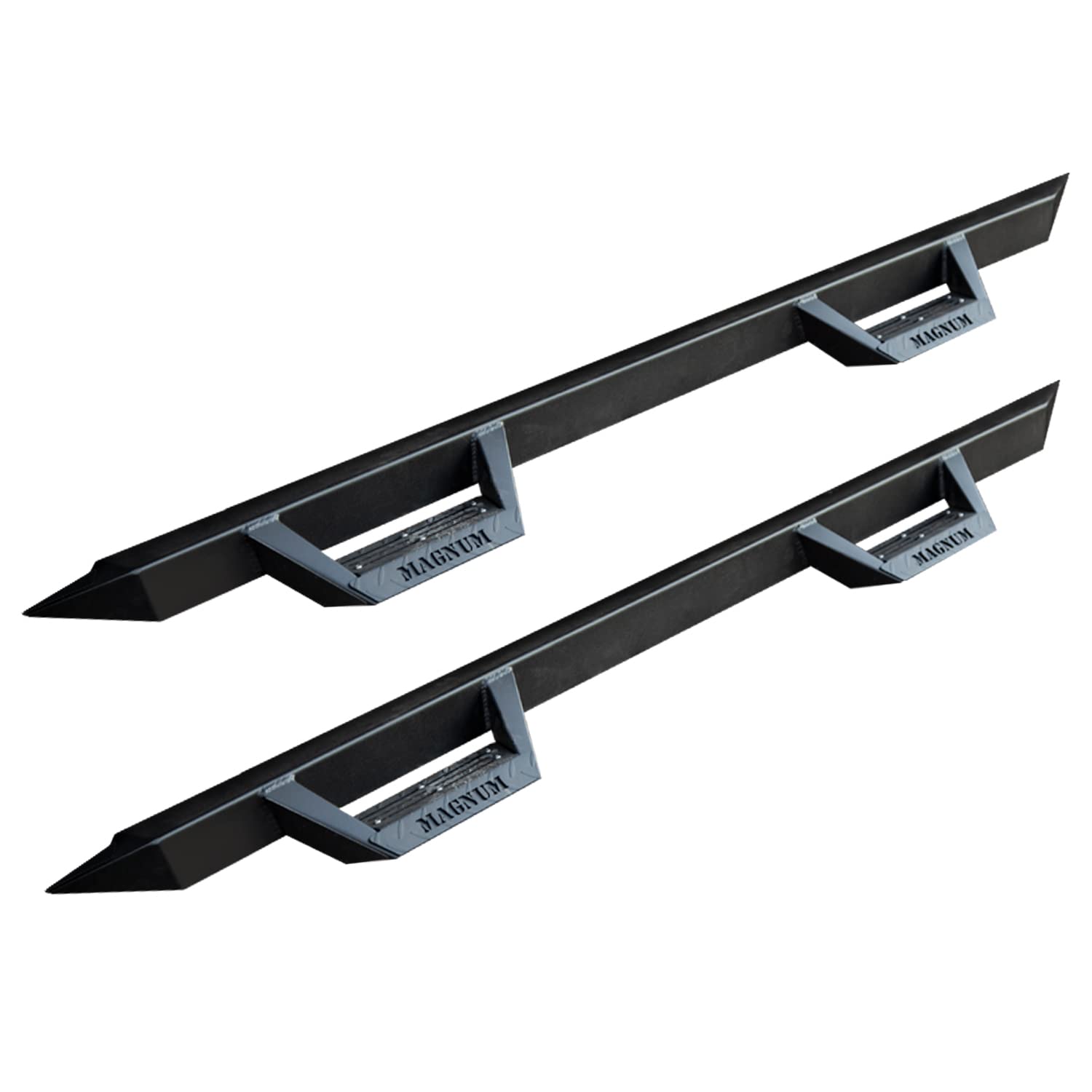 Magnum Rt Drop Steps Running Boards Black For Crew Cab 07-18 Silverado/Sierra 1500 07-19 2500/3500 Hd